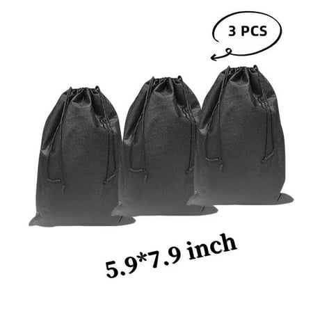 Drawstring Dust Covers 3 Pcs Breathable Non-woven Fabric Large Cloth Storage Pouch String Bag for Handbags Purses Shoes Black
Drawstring Dust Covers 3 Pcs Breathable Non-woven Fabric Large Cloth Storage Pouch String Bag for Handbags Purses Shoes Black