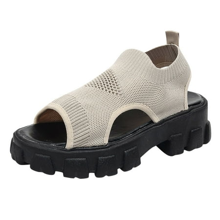 ZAROYEAX Women s Summer Fashion Open Toe Sandals Outdoor Casual Comfortable Platform Sandals
ZAROYEAX Women s Summer Fashion Open Toe Sandals Outdoor Casual Comfortable Platform Sandals