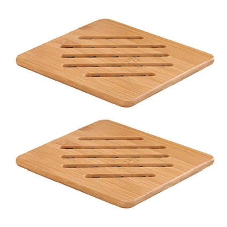 2pcs Bamboo Heat Insulation Pad Thicken Anti-scalding Placemat Non-slip Pan Bowl Table Mat for Home (Square Large Size)
2pcs Bamboo Heat Insulation Pad Thicken Anti-scalding Placemat Non-slip Pan Bowl Table Mat for Home (Square Large Size)