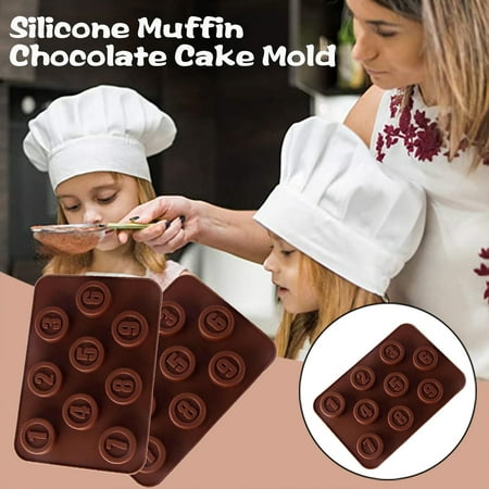 Ovzne Holes Silicone Mold For Chocolate Cake Jelly Pudding Soap Round Shape