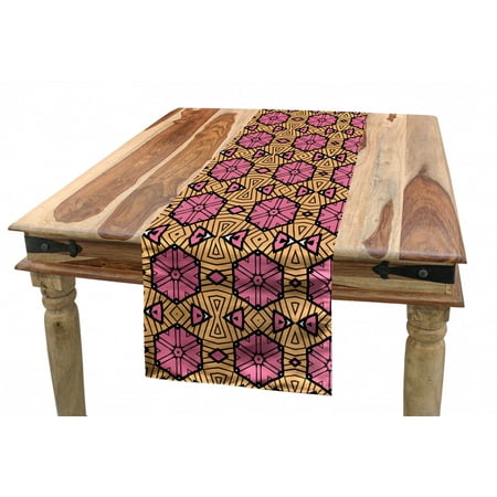 Ethnic Table Runner Vintage Colored Geometric Abstract Motifs Pattern Folk Tile Dining Room Kitchen Rectangular Runner 3 Sizes by Ambesonne
Ethnic Table Runner Vintage Colored Geometric Abstract Motifs Pattern Folk Tile Dining Room Kitchen Rectangular Runner 3 Sizes by Ambesonne