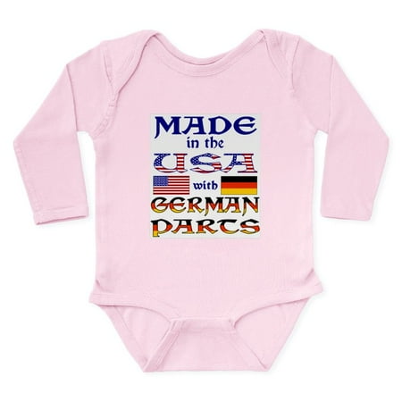 CafePress - Made USA With German Parts Long Sleeve Infant Body - Long Sleeve Infant Bodysuit
CafePress - Made USA With German Parts Long Sleeve Infant Body - Long Sleeve Infant Bodysuit