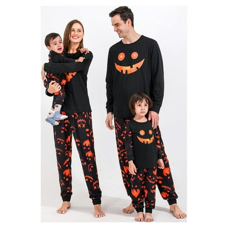 URMAGIC Matching Family Pajamas Sets Halloween PJs Holiday Pumpkin Sleepwear Top and Pants 
URMAGIC Matching Family Pajamas Sets Halloween PJs Holiday Pumpkin Sleepwear Top and Pants
