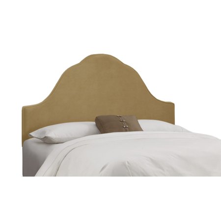 Arched Velvet Upholstered Headboard