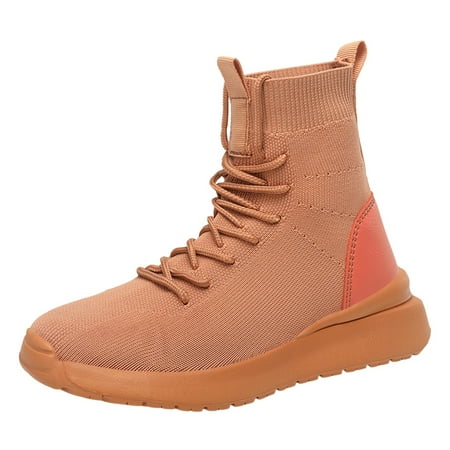 Entyinea Boots Women Causal Low Heels Side Zipper Lace-up Combat Boots Orange 40
Entyinea Boots Women Causal Low Heels Side Zipper Lace-up Combat Boots Orange 40