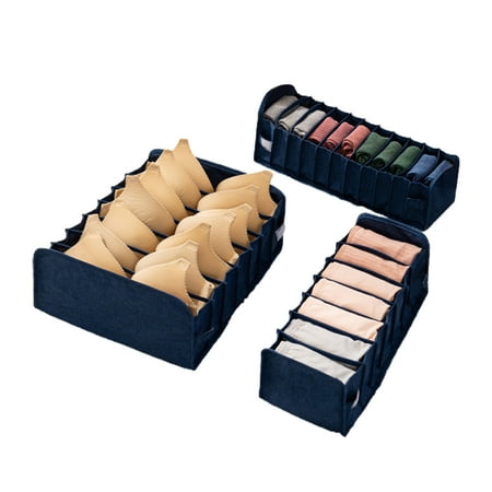 Grandest Birch 3Pcs/Set Storage Box Solid Color Foldable Fabric Closet Dresser Drawer Bra Organizer for Home Foldable Space-Saving
Grandest Birch 3Pcs/Set Storage Box Solid Color Foldable Fabric Closet Dresser Drawer Bra Organizer for Home Foldable Space-Saving