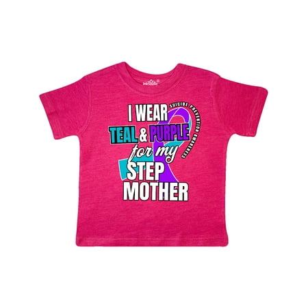 Inktastic Suicide Prevention I Wear Teal and Purple For My Step Mother Gift Toddler Boy or Toddler Girl T-Shirt
Inktastic Suicide Prevention I Wear Teal and Purple For My Step Mother Gift Toddler Boy or Toddler Girl T-Shirt