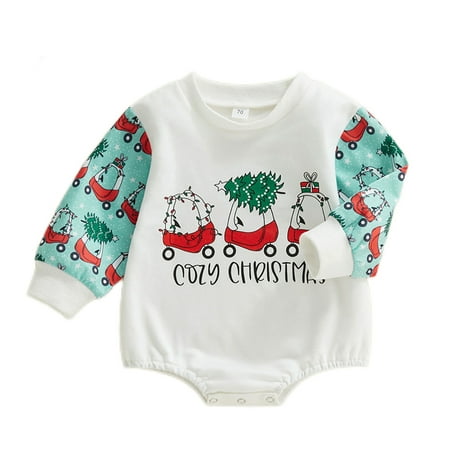 Infant Baby Cute Christmas Outfit Sweatshirt Romper Boy Girl Bodysuit Toddler Shirt Tops Spring Fall Winter Clothes
Infant Baby Cute Christmas Outfit Sweatshirt Romper Boy Girl Bodysuit Toddler Shirt Tops Spring Fall Winter Clothes