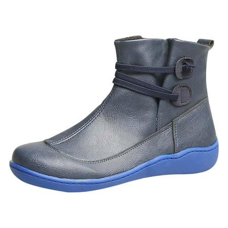 Zedker Snow Boots for Women Snow Boots for Women Mid Calf Women s Casual Flat Retro Lace-Up Boots Side Zipper Round Toe Shoes Boots
Zedker Snow Boots for Women Snow Boots for Women Mid Calf Women s Casual Flat Retro Lace-Up Boots Side Zipper Round Toe Shoes Boots