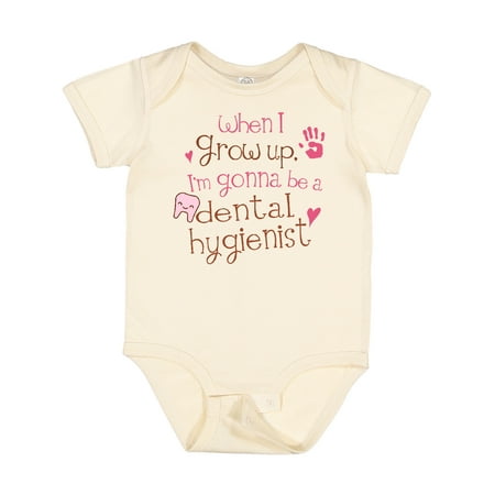 Inktastic Future Dental Hygienist Gift Baby Girl Bodysuit