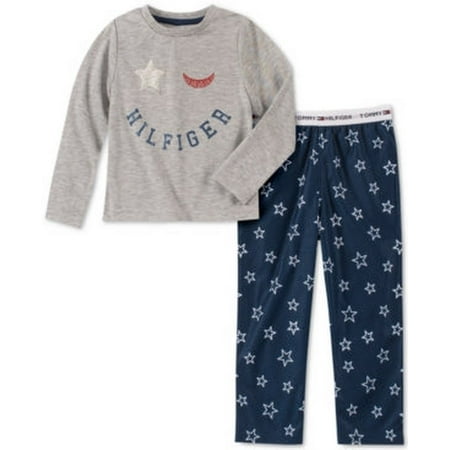 

Tommy Hilfiger Girls 2-Pc. Plaid Pajama Set Various Styles: 2/3/Grey Heather