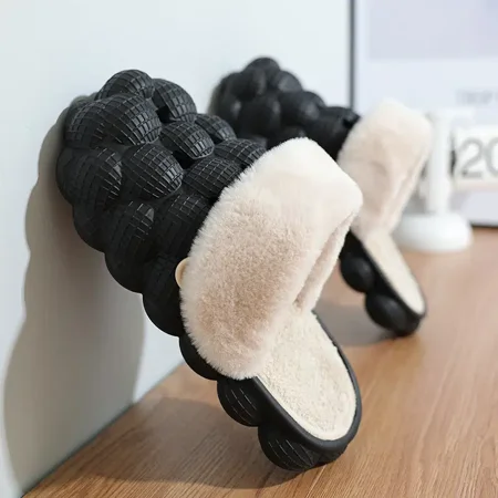 Women‘s Fuzzy Bubble Slippers Comfy Soft Sole Solid Color Warm Plush Home Slides Women‘s Indoor Cozy Footwear
Women‘s Fuzzy Bubble Slippers Comfy Soft Sole Solid Color Warm Plush Home Slides Women‘s Indoor Cozy Footwear