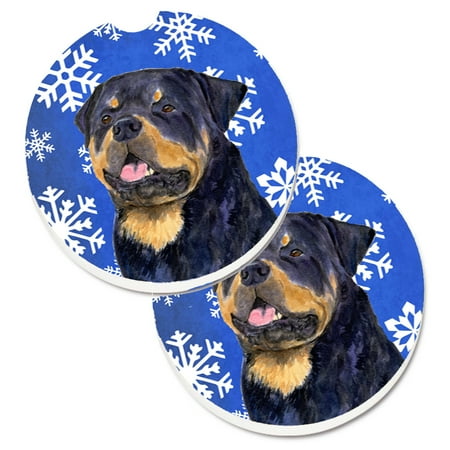 Carolines Treasures SS4662CARC Rottweiler Winter Snowflakes Holiday Set of 2 Cup Holder Car Coasters Large multicolor
Carolines Treasures SS4662CARC Rottweiler Winter Snowflakes Holiday Set of 2 Cup Holder Car Coasters Large multicolor