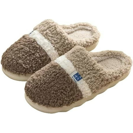 CoCopeaunt Women Men Cozy Fluffy Fur Soft House Slippers Fashion Color Contrast Anti-slip Indoor Shoes
CoCopeaunt Women Men Cozy Fluffy Fur Soft House Slippers Fashion Color Contrast Anti-slip Indoor Shoes