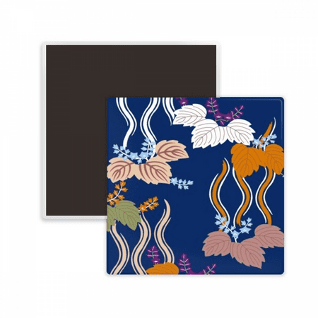 Painting Japanese Culture Square Ceracs Fridge Magnet Keepsake Memento