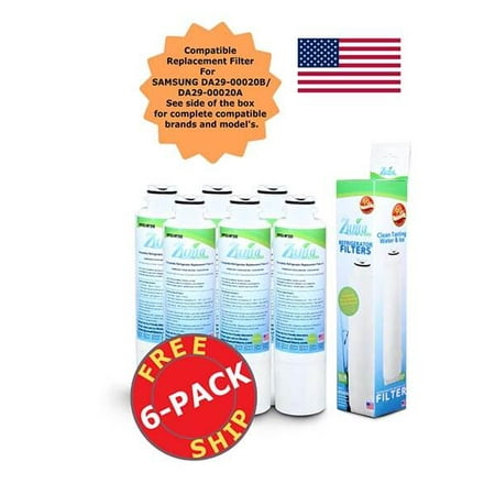 Zuma Filters™ Brand Refrigerator Water and Ice Filter compatible with Samsung® DA97-08006A-B (6 Pack) OPFS3-RF300
Zuma Filters™ Brand Refrigerator Water and Ice Filter compatible with Samsung® DA97-08006A-B (6 Pack) OPFS3-RF300