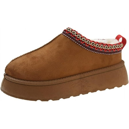 Women s Winter Slippers Platform Snow Boots Thickened Flat Boots Fur Lined Warm Durable Shoes Anti-Slip Boot For Outdoor
Women s Winter Slippers Platform Snow Boots Thickened Flat Boots Fur Lined Warm Durable Shoes Anti-Slip Boot For Outdoor