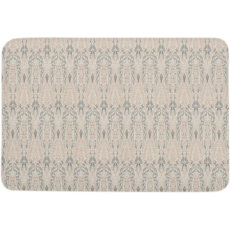 Baroque Texture Memory Foam Doormat Anti-Skid Absorbent Indoor Door Mat Soft Floor Mat for Entryway Patio Kitchen High Traffic Areas Decor Retro European Style of Flower Pattern 20x32 Inch
Baroque Texture Memory Foam Doormat Anti-Skid Absorbent Indoor Door Mat Soft Floor Mat for Entryway Patio Kitchen High Traffic Areas Decor Retro European Style of Flower Pattern 20x32 Inch