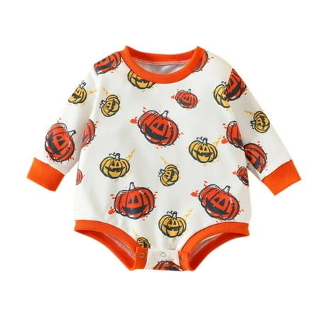 XINSHIDE Jumpsuit Infant Boys Girls Halloween Long Sleeve Pumpkin Prints Pullover Romper Newborn Sweatshirt Bodysuits Baby Cute Clothing
XINSHIDE Jumpsuit Infant Boys Girls Halloween Long Sleeve Pumpkin Prints Pullover Romper Newborn Sweatshirt Bodysuits Baby Cute Clothing