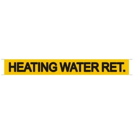 Set of 5 PCS - Pipe Marking- Heating Water RET (Sticker Yellow 1X8)(ref-2022-4)
Set of 5 PCS - Pipe Marking- Heating Water RET (Sticker Yellow 1X8)(ref-2022-4)