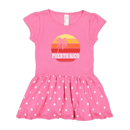 Inktastic Puerto Rico Vacation Cruise Gift Toddler Girl Dress