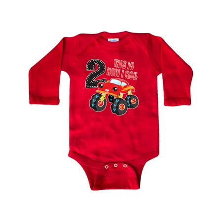 Inktastic Monster Truck How I Roll 2nd Birthday Gift Baby Boy Long Sleeve Bodysuit
Inktastic Monster Truck How I Roll 2nd Birthday Gift Baby Boy Long Sleeve Bodysuit