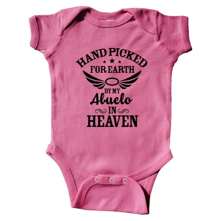 Inktastic Handpicked for Earth By My Abuelo in Heaven with Angel Wings Gift Baby Boy or Baby Girl Bodysuit
Inktastic Handpicked for Earth By My Abuelo in Heaven with Angel Wings Gift Baby Boy or Baby Girl Bodysuit