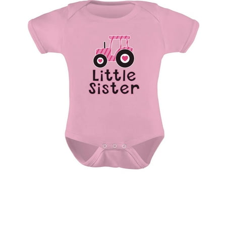 Tstars Girls Little Sister Newborn Clothes Gift for Little Sister Little Sister Cute Pink Tractor Cute Little Sister Shirt Baby Girl Baby Bodysuit
Tstars Girls Little Sister Newborn Clothes Gift for Little Sister Little Sister Cute Pink Tractor Cute Little Sister Shirt Baby Girl Baby Bodysuit