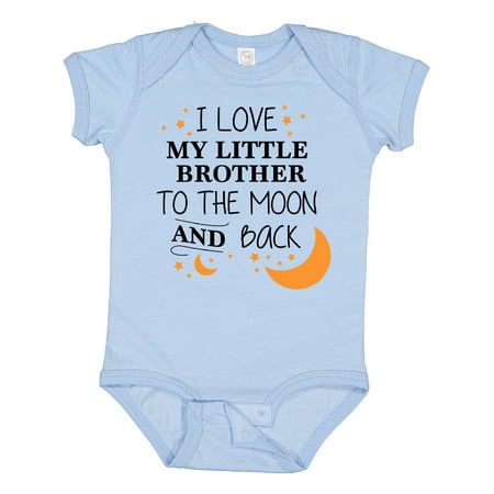 Inktastic I Love My Little Brother to the Moon and Back Gift Baby Boy or Baby Girl Bodysuit
Inktastic I Love My Little Brother to the Moon and Back Gift Baby Boy or Baby Girl Bodysuit