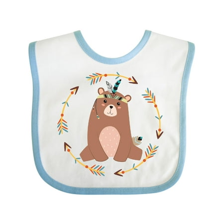 Inktastic Woodland Baby Bear Tribal Arrow Gift Baby Boy or Baby Girl Bib