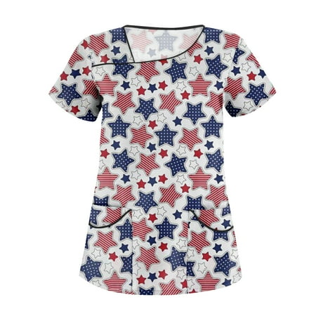 Clearance! MIARHB Ladies Independence Day Print Short Sleeve Overalls Multicolor XL
Clearance! MIARHB Ladies Independence Day Print Short Sleeve Overalls Multicolor XL