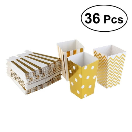 36Pcs Popcorn Boxes Container Birthday Baby Showers Wedding Party Favors Supplies Decoration (Gold)
36Pcs Popcorn Boxes Container Birthday Baby Showers Wedding Party Favors Supplies Decoration (Gold)
