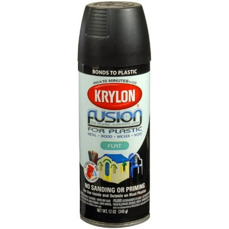 Krylon Fusion Flat Black Spray Paint Krylon Fusion Flat Black Spray Paint