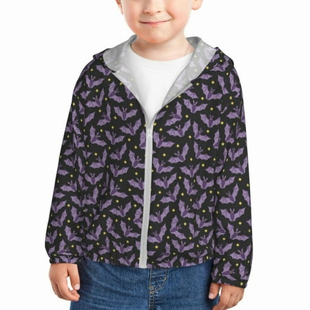 Sun Hoodie for Kids Bat purple Long Sleeve Swim Fishing Shirts Sun Protection Zip Up Jacket Clothing Athletic Hoodie
Sun Hoodie for Kids Bat purple Long Sleeve Swim Fishing Shirts Sun Protection Zip Up Jacket Clothing Athletic Hoodie