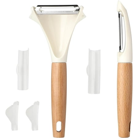 YHRY Potato Peelers Stainless Steel Swivel Peelers Y-Shaped and I-Shaped Peeler Set of 2 Vegetable Carrot Fruit Peelers for Kitchen
YHRY Potato Peelers Stainless Steel Swivel Peelers Y-Shaped and I-Shaped Peeler Set of 2 Vegetable Carrot Fruit Peelers for Kitchen