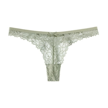 HEVIRGO Women Briefs Hollow Low Waist Solid Color Women Sexy G String Thong for Daily Wear
HEVIRGO Women Briefs Hollow Low Waist Solid Color Women Sexy G String Thong for Daily Wear
