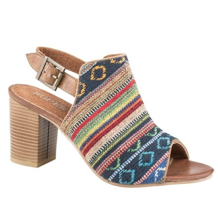 Roper Womens Mika Southwest Sling Back Casual Sandals Casual