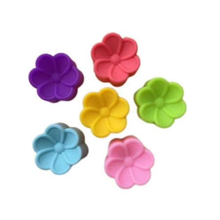 Thinsont Pack of 6 Flower Petal Cake Molds Home Chocolate Jelly Bread Ice Cube Non-stick Moulds Dessert Baking Tool Color Random
Thinsont Pack of 6 Flower Petal Cake Molds Home Chocolate Jelly Bread Ice Cube Non-stick Moulds Dessert Baking Tool Color Random