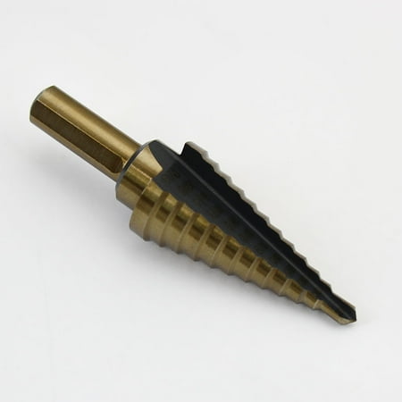 XtremepowerUS 10-Sizes Titanium Step Drill Bit 3/16 to 7/8 Step Drilling Bit 1-Pieces Bit
XtremepowerUS 10-Sizes Titanium Step Drill Bit 3/16 to 7/8 Step Drilling Bit 1-Pieces Bit