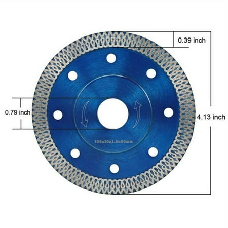 Porcelain Tile Turbo Diamond Dry Cutting Blade Disc Grinder Wheel Saw Blades 105mm
Porcelain Tile Turbo Diamond Dry Cutting Blade Disc Grinder Wheel Saw Blades 105mm