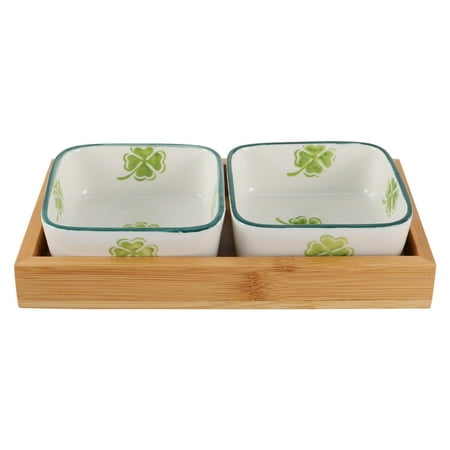 FRCOLOR 1 Set Japanese Style Fruit Trays 2 Compartments Ceramic Fruit Snacks Plates
FRCOLOR 1 Set Japanese Style Fruit Trays 2 Compartments Ceramic Fruit Snacks Plates