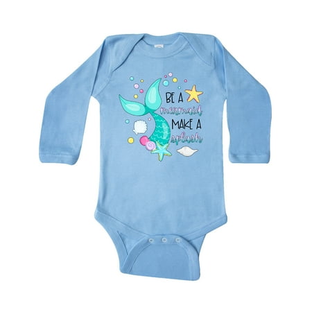 Inktastic Be a Mermaid Make a Splash Blue Mermaid Tail Gift Baby Boy or Baby Girl Long Sleeve Bodysuit
Inktastic Be a Mermaid Make a Splash Blue Mermaid Tail Gift Baby Boy or Baby Girl Long Sleeve Bodysuit
