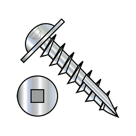10-9X7/8 Square Recess Round Washer Head Deep Thread Wood Screw Type 17 Full Thread Zinc (Pack Qty 4 000) BC-1014DQRW17D
10-9X7/8 Square Recess Round Washer Head Deep Thread Wood Screw Type 17 Full Thread Zinc (Pack Qty 4 000) BC-1014DQRW17D