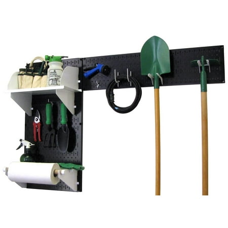 Wall Control Pegboard Garden Tool Board Organizer with Black Pegboard and White Accessories
Wall Control Pegboard Garden Tool Board Organizer with Black Pegboard and White Accessories