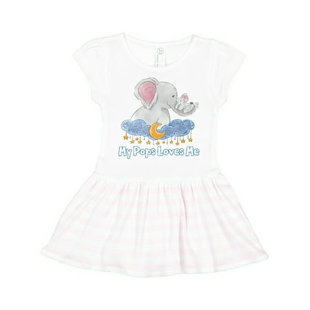 Inktastic My Pops Loves Me Cute Elephants Clouds Moon and Stars Gift Toddler Girl Dress
Inktastic My Pops Loves Me Cute Elephants Clouds Moon and Stars Gift Toddler Girl Dress