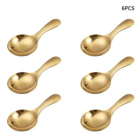 Ekeka Clearance ! 6pcs Stainless Steel Yogurt For Cake Elegant Home Soup Round Dessert Spoon Ice Cream
Ekeka Clearance ! 6pcs Stainless Steel Yogurt For Cake Elegant Home Soup Round Dessert Spoon Ice Cream