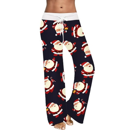 ZMHEGW Cargo Pants Women Leisure Christmas Printed Home Wide Leg Pajama Pull Rope Elastic Waist Wide Leg Trousers Womens
ZMHEGW Cargo Pants Women Leisure Christmas Printed Home Wide Leg Pajama Pull Rope Elastic Waist Wide Leg Trousers Womens