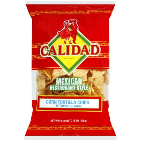 Calidad Mexican Restaurant Style Corn Tortilla Chips, 15 ...