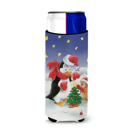 Carolines Treasures AAH7203MUK Penguin and Robin with Christmas Tree Ultra Beverage Insulators for slim cans Slim Can
Carolines Treasures AAH7203MUK Penguin and Robin with Christmas Tree Ultra Beverage Insulators for slim cans Slim Can