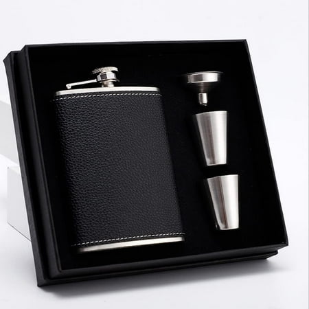 BAMILL 8 oz/240 ml Black Leather Sainless Steel Pitcher Gift Set Whiskey Jug
BAMILL 8 oz/240 ml Black Leather Sainless Steel Pitcher Gift Set Whiskey Jug